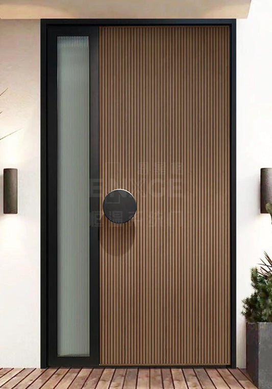 The Stunning Aluminum-Alloy Glass Front Door