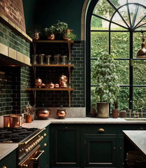 Peaceful Green -- Cabinets