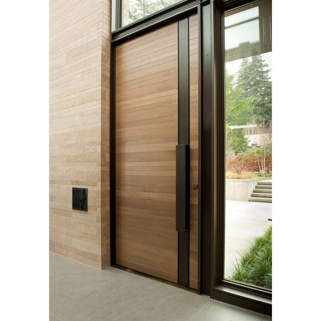 Wooden Look Metal Doors -- Casen Series 02