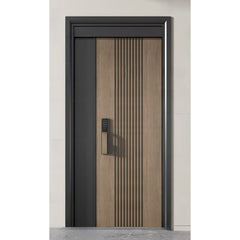 Wooden Look Metal Doors -- Casen Series 19