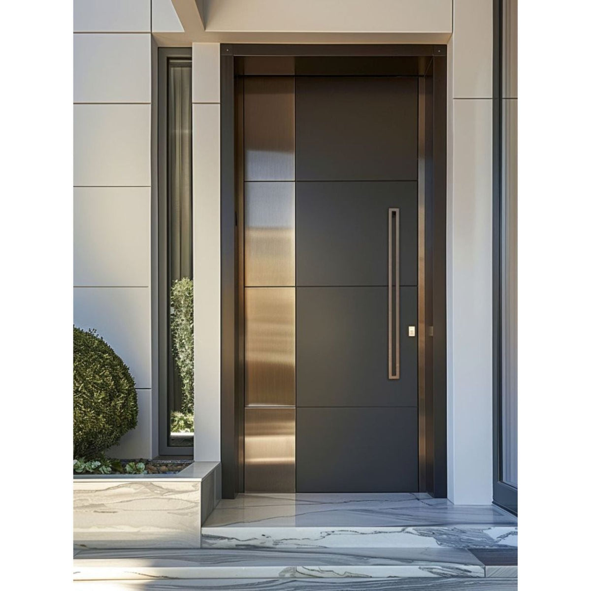 Single Hinge Front Door (Aluminium Door)